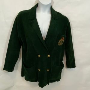 Lauren Ralph Lauren Cardigan Double Breasted Crest